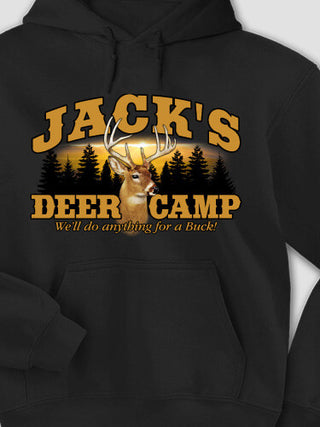 Deer Camp : Printed Hoodies
