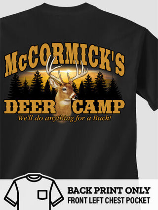 Deer Camp : Printed Pocket T-Shirts
