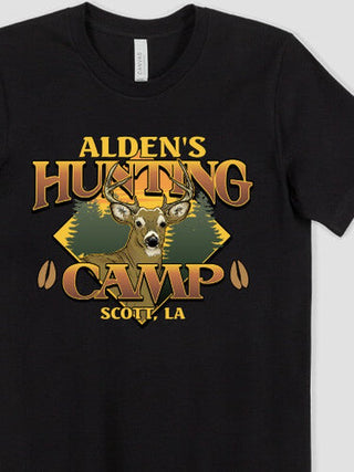Deer Hunting Camp : Premium Printed T-Shirts