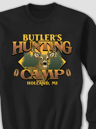 Deer Hunting Camp : Printed Sweatshirts