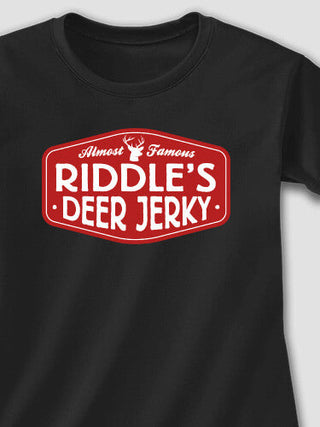 Deer Jerky : Adult Ladies Fitted T-Shirt