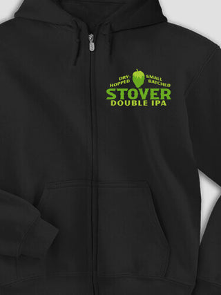 Double IPA : Embroidered Zip Hoodies