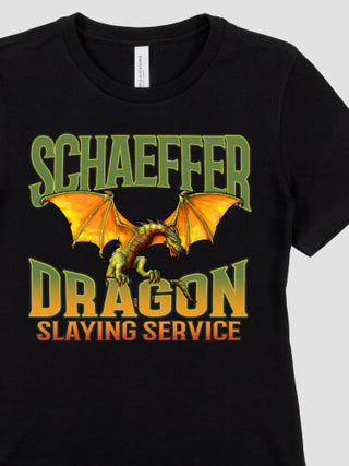 Dragon Slaying : Premium Ladies T-Shirts