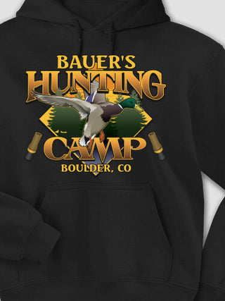 Duck Hunting Camp : Printed Hoodies