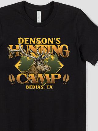 Elk Hunting Camp : Printed T-Shirts