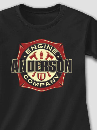 Engine Company : Adult Ladies Fitted T-Shirt