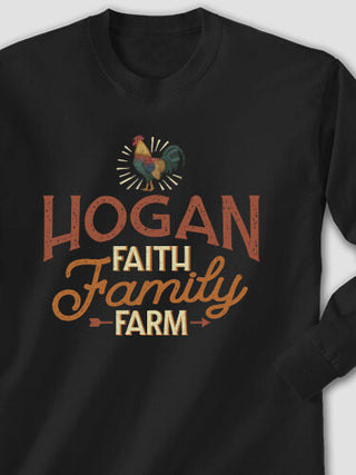 Faith Family Farm : Printed Long Sleeves