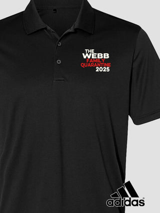 Family Quarantine : Embroidered Adidas&reg; Polo Shirts