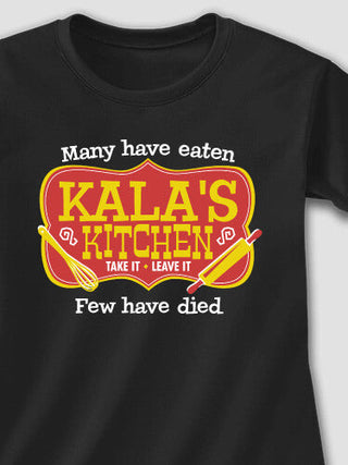 Few Have Died Kitchen : Adult Ladies Fitted T-Shirt