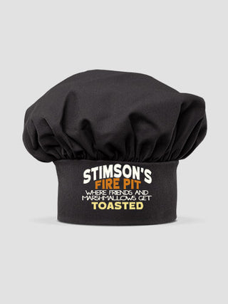 Fire Pit : Embroidered Chef Hat