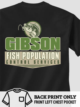 Fish Services : Printed Pocket T-Shirts