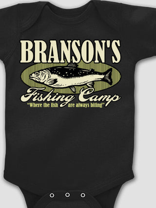 Fishing Camp : Printed Baby Bodysuits