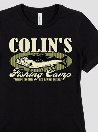 Fishing Camp : Premium Ladies T-Shirts
