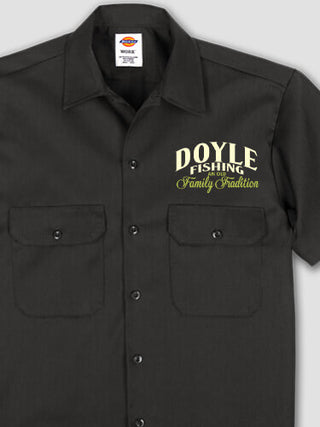 Fishing Family Tradition : Embroidered Work Shirts
