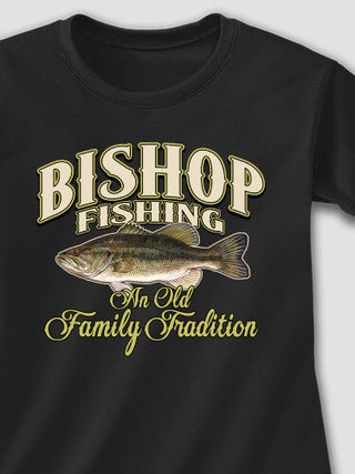 Fishing Family Tradition : Adult Ladies Fitted T-Shirt