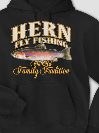 Fly Fishing Family Tradition : Printed Hoodies