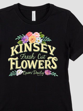 Fresh Cut Flowers : Premium Ladies T-Shirts