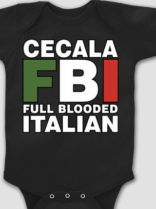 Full Blooded Italian : Printed Baby Bodysuits