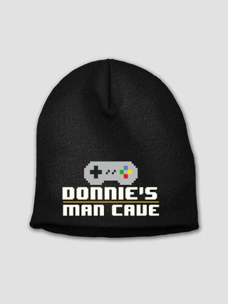 Gamer Man Cave : Embroidered Beanies