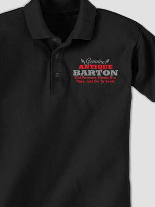 Genuine Antique Farmer : Embroidered Polo Shirts