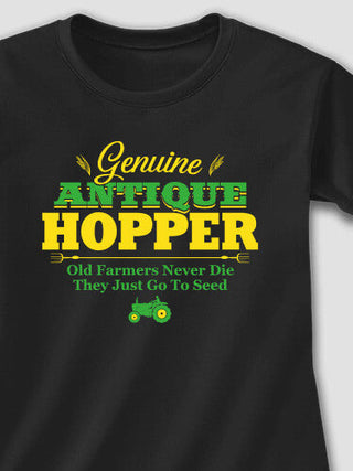 Genuine Antique Farmer : Adult Ladies Fitted T-Shirt