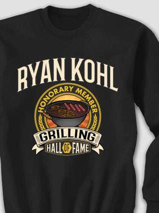 Grilling Hall Of Fame : Printed Sweatshirts