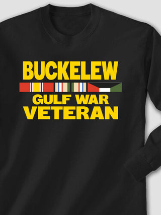 Gulf War Veteran : Printed Long Sleeves