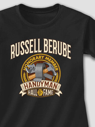 Handyman Hall Of Fame : Adult Ladies Fitted T-Shirt