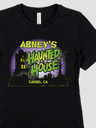 Haunted House : Premium Ladies T-Shirts