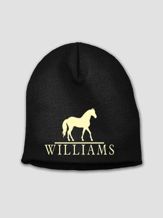 Horse : Embroidered Beanies