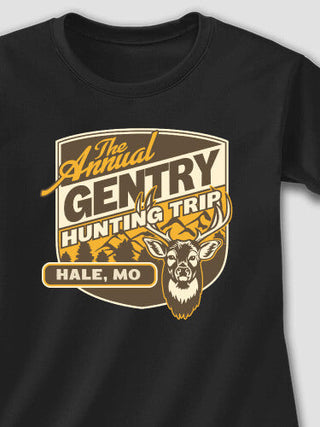 Hunting Trip : Adult Ladies Fitted T-Shirt