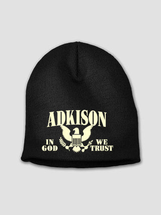 In God We Trust : Embroidered Beanies