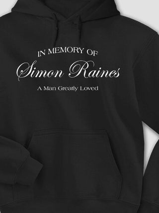 In Memory Of : Printed Hoodies