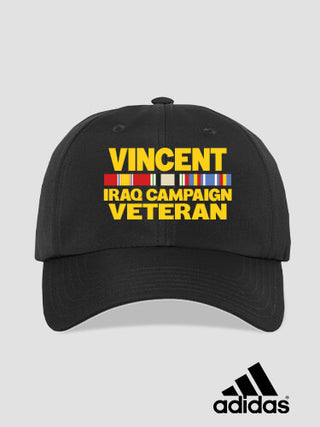 Iraq Campaign Veteran : Embroidered Adidas&reg; Hats