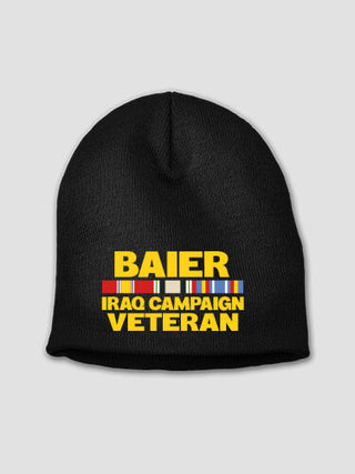 Iraq Campaign Veteran : Embroidered Beanies