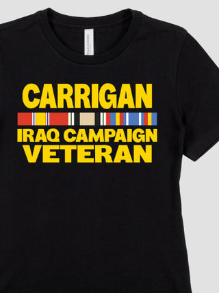 Iraq Campaign Veteran : Premium Ladies T-Shirts