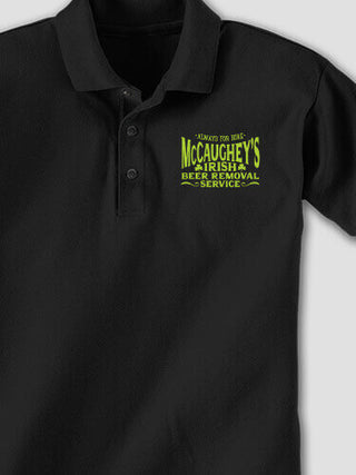 Irish Beer Removal Service : Embroidered Polo Shirts