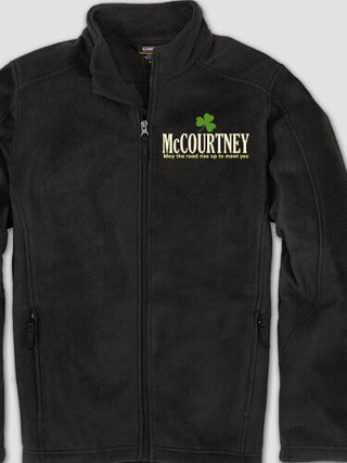 Irish Blessing : Embroidered Fleece Jackets