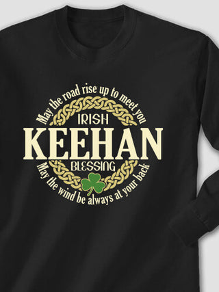 Irish Blessing : Printed Long Sleeves