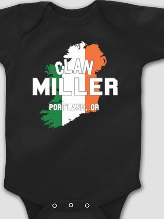 Irish Clan : Printed Baby Bodysuits