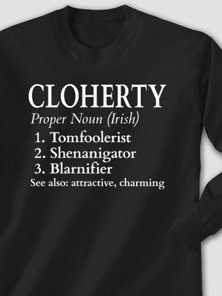 Irish Definition : Printed Long Sleeves