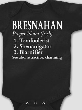 Irish Definition : Printed Baby Bodysuits