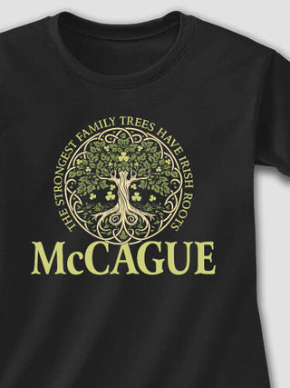 Irish Roots : Adult Ladies Fitted T-Shirt