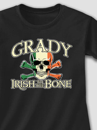 Irish to the Bone : Adult Ladies Fitted T-Shirt