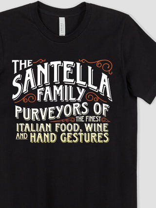 Italian Hand Gestures : Printed T-Shirts