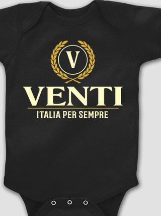 Italian Monogram : Printed Baby Bodysuits