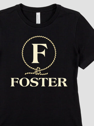 Lasso Monogram : Premium Ladies T-Shirts