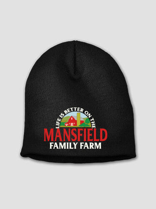 Life Is Better Farm : Embroidered Beanies