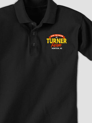 Livin' The Dream Farm : Embroidered Polo Shirts