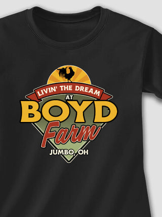 Livin' The Dream Farm : Printed T-Shirts